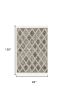 94 X 130 Charcoal Polyester Rug