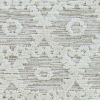 8' Runner Beige and Ivory Geometric Runner Rug