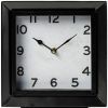 Black Metal Square Desk  Table Clock