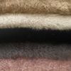 Luxe Faux Rabbit Fur Rectangular Rug 3' X 5'   - Grey