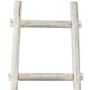 59" X 18" X 2" White Decorative Ladder Shelve