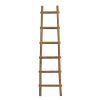 72" X 18"X 2" Brown Decorative Ladder Shelve