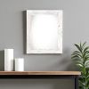 9X12 Rustic White Washed Picture Frame With Plexiglass Holder