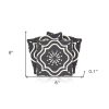 6" X 6" Burst Gray And White Peel And Stick Removable Tiles