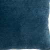 Aqua Teal Two Tone Throw Pillow