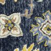 3' X 8' Navy And Blue Bohemian Area Rug