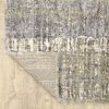 9' X 12' Grey And Ivory Abstract Lines Area Rug