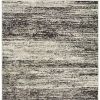 3' X 5' Ash And Slate Abstract Area Rug