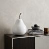 White Jumbo Pear Shaped Aluminum Accent Home Decor