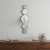 Silver and Clear Modern Bling Mirrored Wall Sconce
