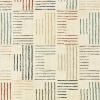 3' X 6' Ivory Multi Neutral Tone Scratch Indoor Area Rug