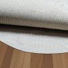 6" Round Beige Non Sip Rug Pad