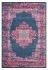 7' X 10' Blue Power Loom Area Rug
