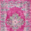 7' X 10' Fuchsia Power Loom Area Rug