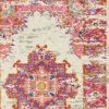 6' Fuchsia Power Loom Runner Rug