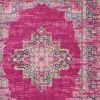 8' X 10' Fuchsia Power Loom Area Rug