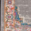 6' Gray Power Loom Runner Rug