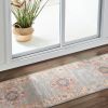 6' Gray Power Loom Runner Rug