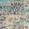 5' X 7' Light Blue Southwestern Power Loom Area Rug