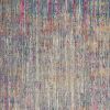 4' X 6' Pink And Ivory Abstract Power Loom Area Rug