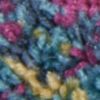 6' Blue And Pink Abstract Power Loom Runner Rug