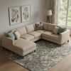 7' X 10' Gray And Ivory Abstract Power Loom Area Rug