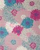 8' X 10' Gray Floral Dhurrie Area Rug