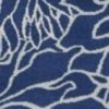 8' X 10' Blue And Ivory Floral Power Loom Area Rug