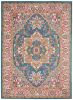 5' X 7' Teal Blue Power Loom Area Rug