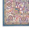 7' X 10' Teal Blue Power Loom Area Rug