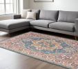 7' X 10' Teal Blue Power Loom Area Rug