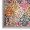 8' X 10' Pink And Gray Geometric Dhurrie Area Rug
