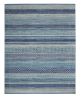 7' X 10' Navy Blue Southwestern Power Loom Area Rug