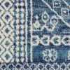 4' X 6' Navy Blue Power Loom Area Rug