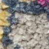 7' X 10' Pink And Ivory Coral Power Loom Area Rug