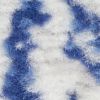 6' X 9' Blue Floral Dhurrie Area Rug