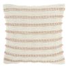 18" Blush Cotton Blend Throw Pillow