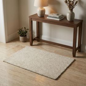 3' X 5' Modern Shag Ivory Indoor Area Rug
