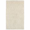 7' X 10' Modern Shag Ivory Indoor Area Rug
