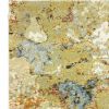 8' Runner Gold and Ivory Power Loom Runner Rug