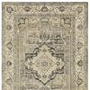 7' X 10' Beige And Gray Traditional Medallion Indoor Area Rug