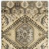 8' X 11' Tan And Gold Central Medallion Indoor Area Rug