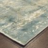 6' X 9' Blue And Gray Abstract Splash Indoor Area Rug
