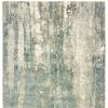 6' X 9' Blue And Gray Abstract Splash Indoor Area Rug