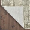 6' X 9' Gray And Ivory Abstract Splash Indoor Area Rug