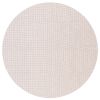 8' Round Brown Non Slip Indoor Outdoor Rug Pad