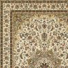 3' X 6' Ivory Beige Machine Woven Oriental Indoor Area Rug