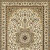 3' X 6' Ivory Beige Machine Woven Oriental Indoor Area Rug