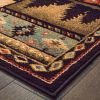 4' X 6' Gold and Ivory Power Loom Area Rug