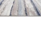 2' X 6' Blue And Beige Distressed Stripes Area Rug